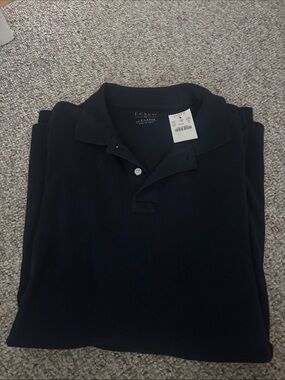 J. Crew Men’s Polo long sleeve Shirt - Navy